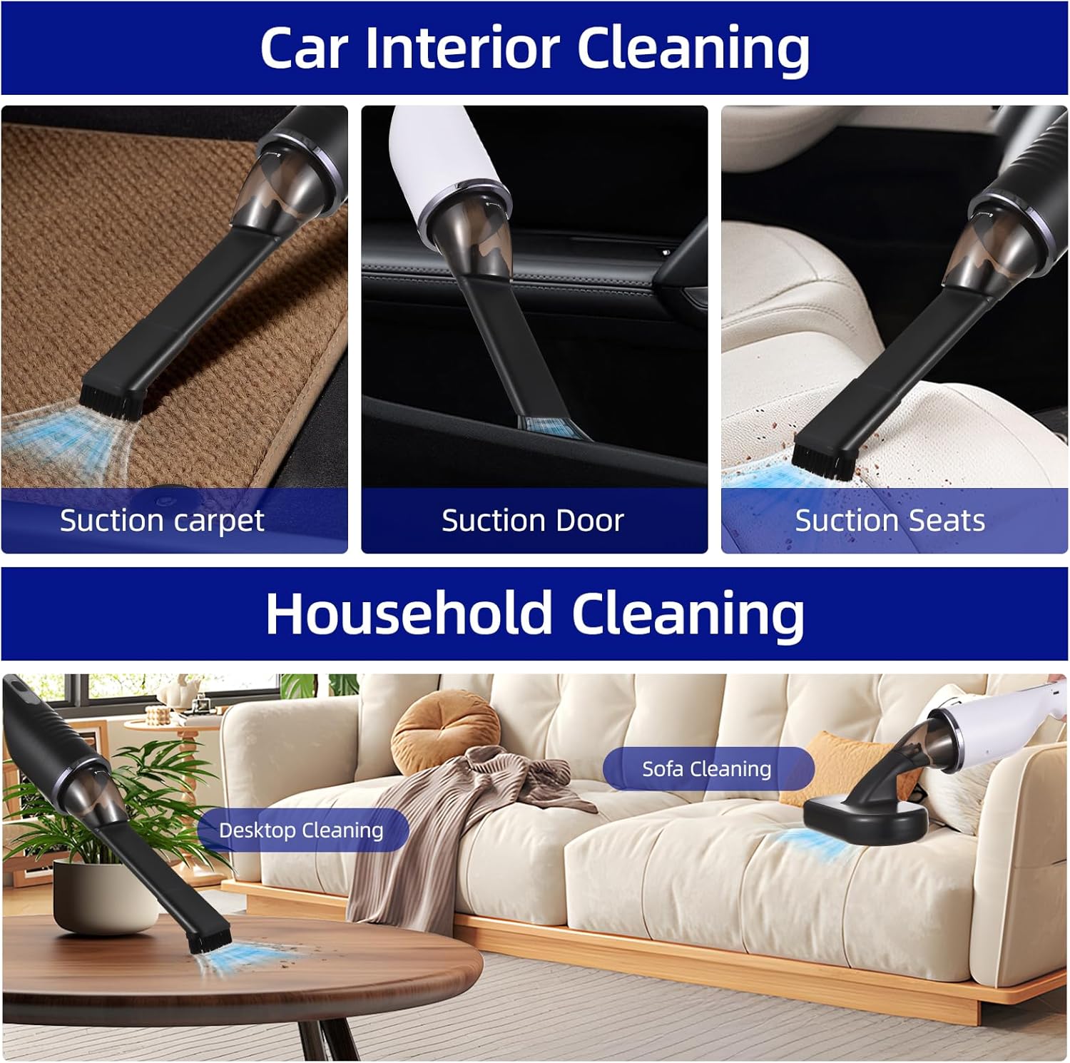 Handheld Vacuum er 6300Pa Powerful Suction Hand Vacuum Handheld Vacuum er 6300Pa Powerful Suction Hand Vacuum